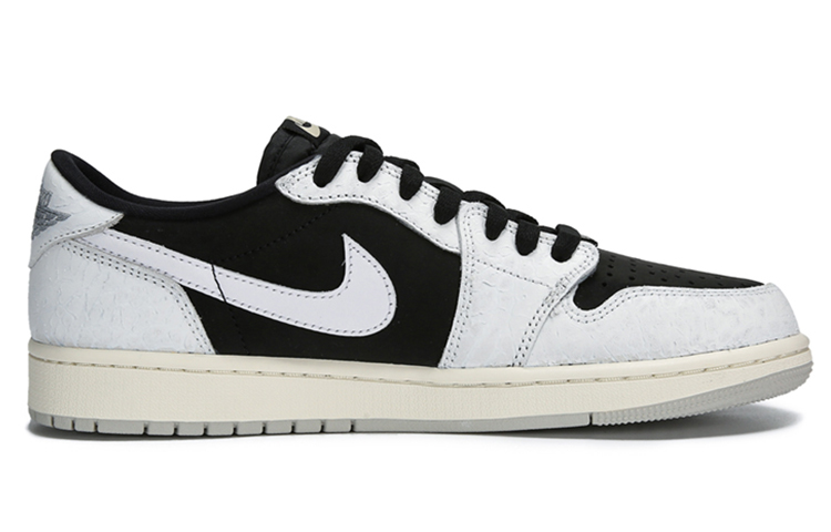 Order 【定制籃球鞋】Jordan Air Jordan 1 Low OG 像素火力 禁止心動 解構做舊 防滑 低筒 復古籃球鞋 男款 黑白灰