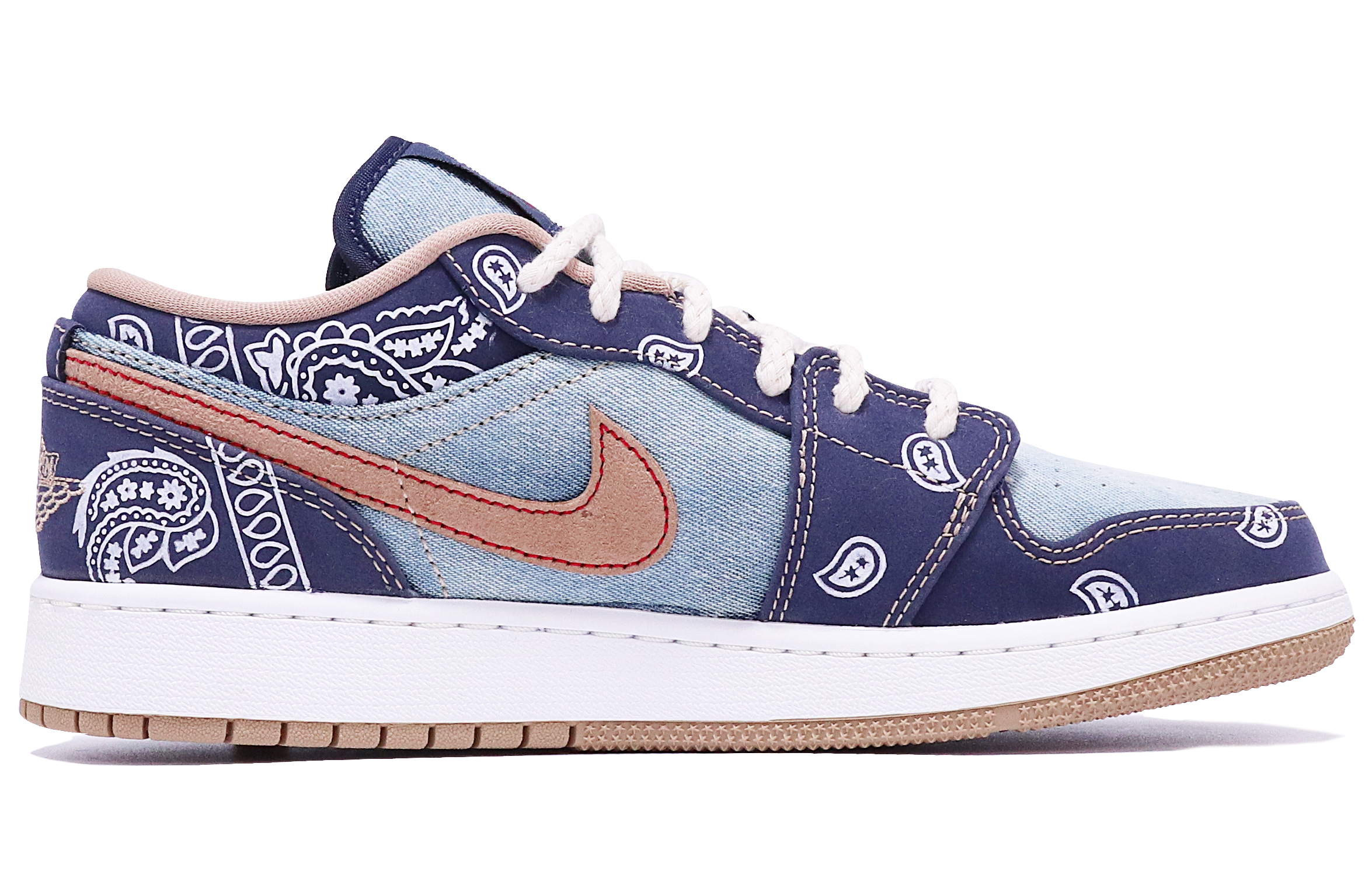 Order カスタムシューズ] エアジョーダン1 Low SE "デニムフェードウォッシュ" DH1259-400(TeamTen-男款牛仔腰果花)