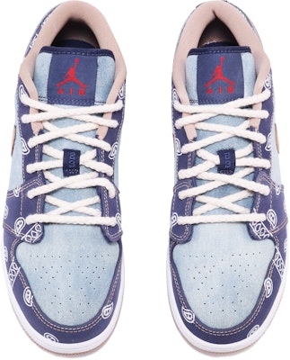 커스텀 에어 조던 1 로우 SE '데님 워시드' DH1259-400(TeamTen-男款牛仔腰果花) Shop 커스텀 에어 조던 1 로우 SE '데님 워시드' DH1259-400(TeamTen-男款牛仔腰果花)