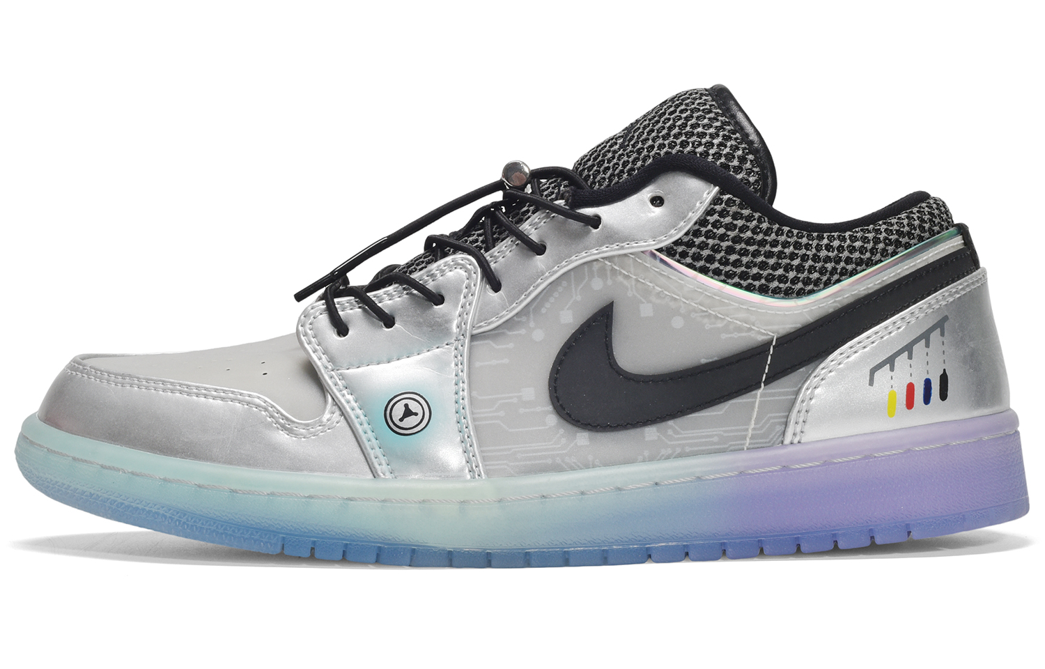 Buy [カスタムシューズ] エアジョーダン1 ローSE 'フューチャーシティテック' DJ5199-109(Team-E男女同款未来都市黑灰)