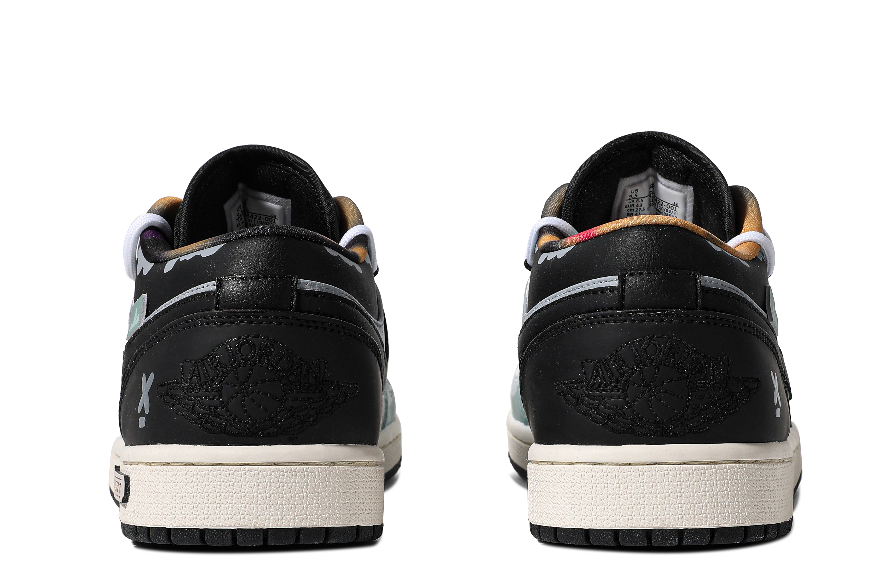 Purchase 커스텀 에어 조던 1 로우 SE '녹색 물결' DQ8422-001(TeamM-男款山岚S-BOX)