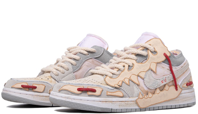 【定制球鞋】Jordan Air Jordan 1 Low SE Craft 低幫 復古籃球鞋 男款 灰白米黃 Lookbook 【定制球鞋】Jordan Air Jordan 1 Low SE Craft 低幫 復古籃球鞋 男款 灰白米黃