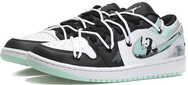 カスタムAJ1 Low SE "パンダ竹" (Kasutamu AJ1 Low SE "Panda Take") DM1199-100(Team10-抱竹熊猫QD) Lookbook カスタムAJ1 Low SE "パンダ竹" (Kasutamu AJ1 Low SE "Panda Take") DM1199-100(Team10-抱竹熊猫QD)