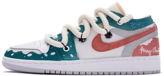 custom-shoes-air-jordan-1-low-se-snowy-christmas