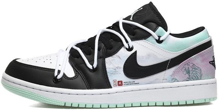 custom-shoes-air-jordan-1-low-se-supernova-chinese-brush-painting