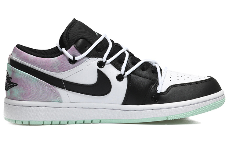 Order 에어 조던 1 로우 SE '초신성 수묵화' (Custom) DM1199-100(Team10-虎山行白黑绿QD)