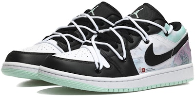 オリジナルシューズ: エアジョーダン1ロウSE『スーパーノヴァ中華筆画』 DM1199-100(Team10-虎山行白黑绿QD) Lookbook オリジナルシューズ: エアジョーダン1ロウSE『スーパーノヴァ中華筆画』 DM1199-100(Team10-虎山行白黑绿QD)