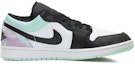 Order Zapatillas Air Jordan 1 Low SE 'Supernova Jade Dragón Azul' DM1199-100(Team10-涅槃重生男黑白绿QD)