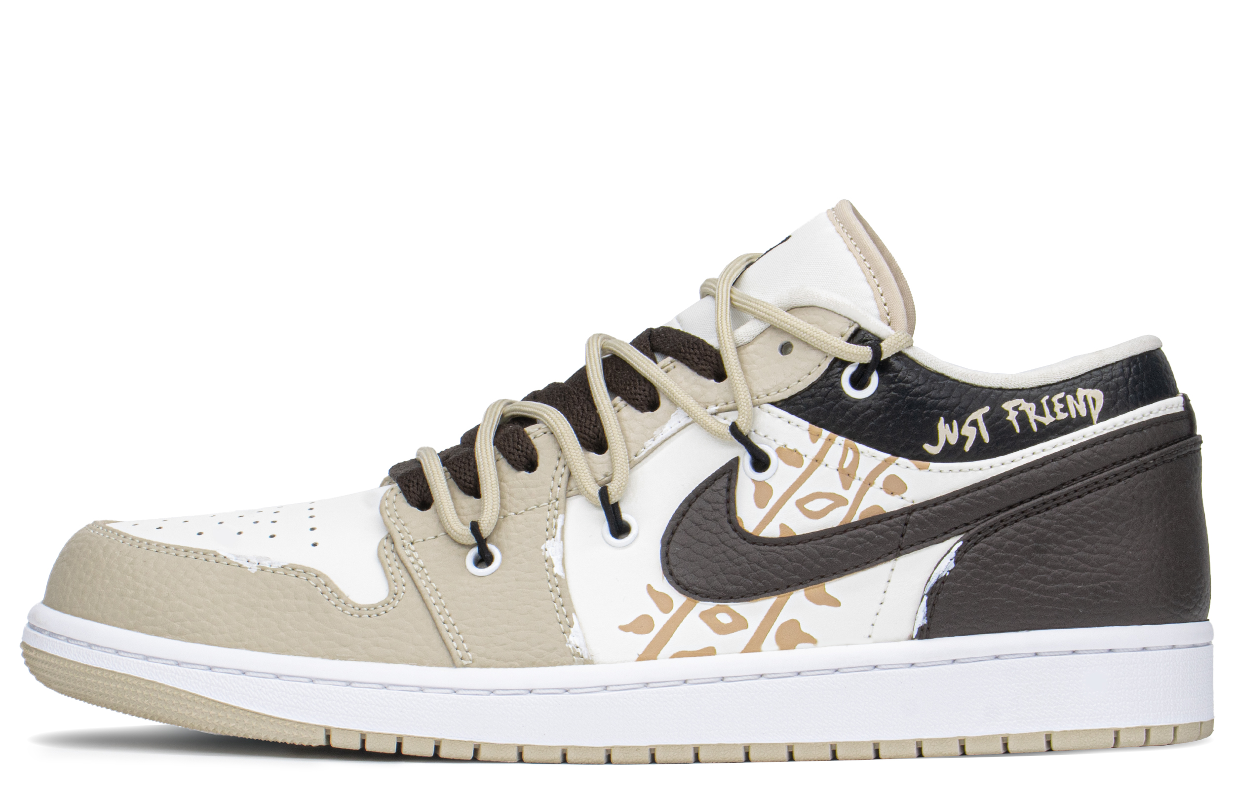 Buy [定制鞋款] Air Jordan 1 Low SE ‘情人节棕米色’ FB7168-121(TeamA-AJ搞怪棕)