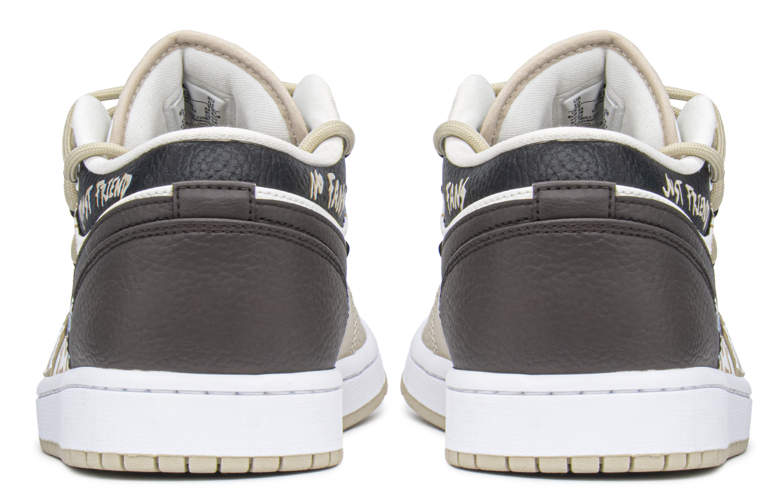 Shop [定制鞋款] Air Jordan 1 Low SE ‘情人节棕米色’ FB7168-121(TeamA-AJ搞怪棕)