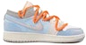 에어 조던 1 로우 SE 크래프트 '블루 오렌지' (커스텀) DQ3727-100(Team拾玖-蓝晕染女低帮S-BOX)