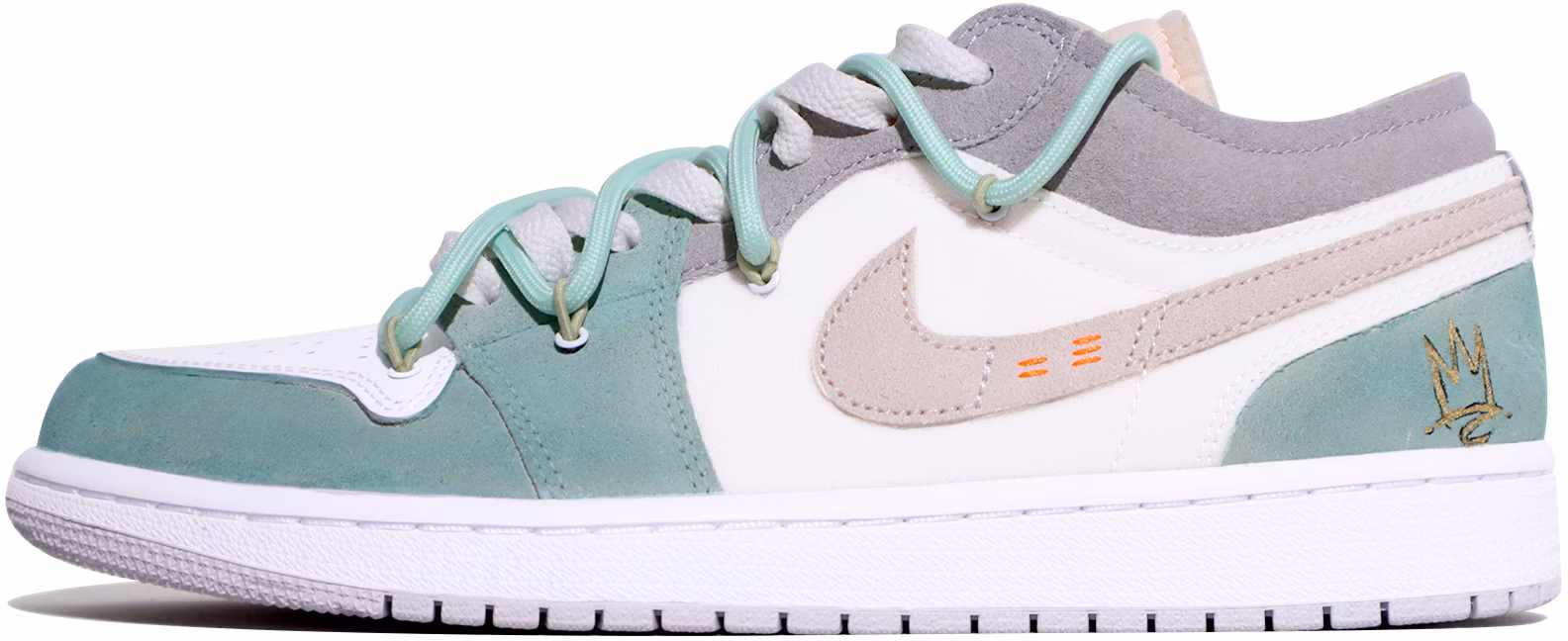 custom-shoes-air-jordan-1-low-se-craft-crown-green