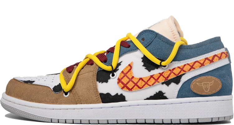 【定制球鞋】Jordan Air Jordan 1 Low SE Craft 達芬奇定制 田宿 碰撞色 塗鴉元素 解構鞋帶簡約 低幫 復古籃球鞋 男款 藍棕 Buy 【定制球鞋】Jordan Air Jordan 1 Low SE Craft 達芬奇定制 田宿 碰撞色 塗鴉元素 解構鞋帶簡約 低幫 復古籃球鞋 男款 藍棕