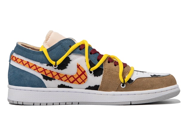 【定制球鞋】Jordan Air Jordan 1 Low SE Craft 達芬奇定制 田宿 碰撞色 塗鴉元素 解構鞋帶簡約 低幫 復古籃球鞋 男款 藍棕 Order 【定制球鞋】Jordan Air Jordan 1 Low SE Craft 達芬奇定制 田宿 碰撞色 塗鴉元素 解構鞋帶簡約 低幫 復古籃球鞋 男款 藍棕