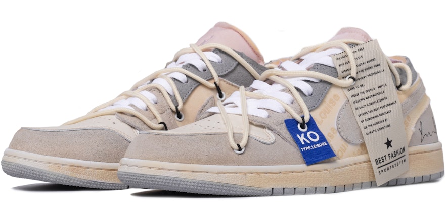 에어 조던 1 로우 SE 크래프트 "다빈치 베이지 그레이" DQ3727-100(TeamM-女款浸染往事荔肉白) Lookbook 에어 조던 1 로우 SE 크래프트 "다빈치 베이지 그레이" DQ3727-100(TeamM-女款浸染往事荔肉白)