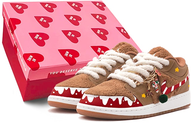 【定製球鞋】 Jordan Air Jordan 1 Low Utility Teddy Bear 泰迪熊 耶誕禮物 羊羔絨 復古休閒 低筒 復古籃球鞋 GS 土黃色 Buy 【定製球鞋】 Jordan Air Jordan 1 Low Utility Teddy Bear 泰迪熊 耶誕禮物 羊羔絨 復古休閒 低筒 復古籃球鞋 GS 土黃色