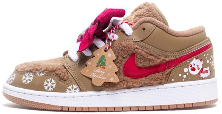 에어 조던 1 로우 유틸리티 '테디베어 크리스마스' (커스텀) DO2233-264(Team柒-女款羊羔毛麋鹿SBOX) Order 에어 조던 1 로우 유틸리티 '테디베어 크리스마스' (커스텀) DO2233-264(Team柒-女款羊羔毛麋鹿SBOX)