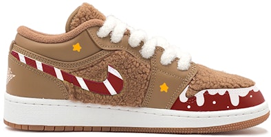 【定製球鞋】 Jordan Air Jordan 1 Low Utility Teddy Bear 泰迪熊 耶誕禮物 羊羔絨 復古休閒 低筒 復古籃球鞋 GS 土黃色 Lookbook 【定製球鞋】 Jordan Air Jordan 1 Low Utility Teddy Bear 泰迪熊 耶誕禮物 羊羔絨 復古休閒 低筒 復古籃球鞋 GS 土黃色
