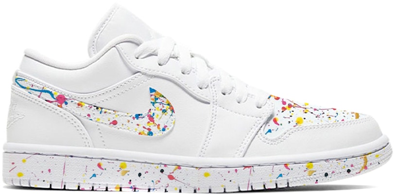 커스텀 에어 조던 1 로우 "그래피티 스프레이" (Custom AJ1 Low "Graffiti") 553558-112(Team-E男女款涂鸦白蓝黄) Order 커스텀 에어 조던 1 로우 "그래피티 스프레이" (Custom AJ1 Low "Graffiti") 553558-112(Team-E男女款涂鸦白蓝黄)