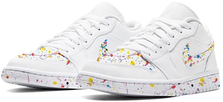 Air Jordan 1 Low Blanco Azul Amarillo "Grafiti" 553558-112(Team-E男女款涂鸦白蓝黄) Lookbook Air Jordan 1 Low Blanco Azul Amarillo "Grafiti" 553558-112(Team-E男女款涂鸦白蓝黄)