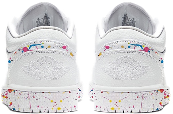 커스텀 에어 조던 1 로우 "그래피티 스프레이" (Custom AJ1 Low "Graffiti") 553558-112(Team-E男女款涂鸦白蓝黄) Shop 커스텀 에어 조던 1 로우 "그래피티 스프레이" (Custom AJ1 Low "Graffiti") 553558-112(Team-E男女款涂鸦白蓝黄)