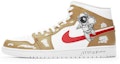 Buy 【客製化球鞋】Jordan Air Jordan 1 Mid 未來 宇航员 模擬刮刮樂 Mars 中筒 復古籃球鞋 男款 紅棕 2021