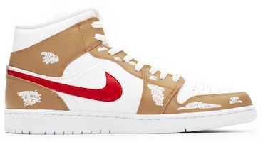 【客製化球鞋】Jordan Air Jordan 1 Mid 未來 宇航员 模擬刮刮樂 Mars 中筒 復古籃球鞋 男款 紅棕 2021 Order 【客製化球鞋】Jordan Air Jordan 1 Mid 未來 宇航员 模擬刮刮樂 Mars 中筒 復古籃球鞋 男款 紅棕 2021