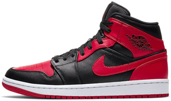 【定制球鞋】Jordan Air Jordan 1 Mid 野鶴製造 2021 賀歲款 錦鯉好運如意 刺繡 春節專屬定制 中幫 復古籃球鞋 男款 紅黑白 Purchase 【定制球鞋】Jordan Air Jordan 1 Mid 野鶴製造 2021 賀歲款 錦鯉好運如意 刺繡 春節專屬定制 中幫 復古籃球鞋 男款 紅黑白