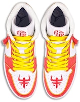 【定制球鞋】 Jordan Air Jordan 1 Mid 2021 中幫 復古籃球鞋 男款 紅黃 Shop 【定制球鞋】 Jordan Air Jordan 1 Mid 2021 中幫 復古籃球鞋 男款 紅黃