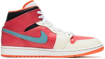 커스텀 에어 조던 1 미드 '그래피티 화이트 레드' (2023) DM3531-800(Team22-男款新年白红A-BOX) Lookbook 커스텀 에어 조던 1 미드 '그래피티 화이트 레드' (2023) DM3531-800(Team22-男款新年白红A-BOX)