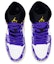 Shop Jordan 1 Mid Personalizadas Beige/Morado/Amarillo 554724-170(Team肆-男款喷绘紫金腰果花)