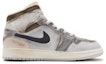 Order Jordan 1 Mid "Páramo Gris" (Personalizadas) DM9652-100(Teamr-男款做旧废墟灰白棕)