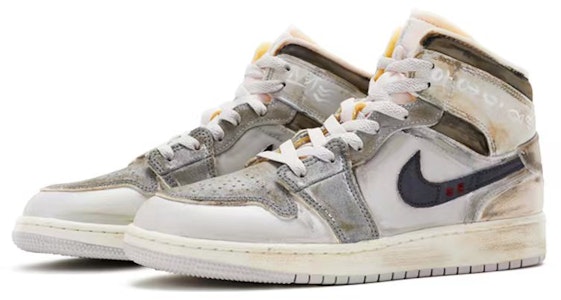 Jordan 1 Mid "Páramo Gris" (Personalizadas) DM9652-100(Teamr-男款做旧废墟灰白棕) Lookbook Jordan 1 Mid "Páramo Gris" (Personalizadas) DM9652-100(Teamr-男款做旧废墟灰白棕)