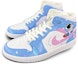 Lookbook Zapatillas Personalizadas Air Jordan 1 Mid 'Azul Astronauta Blanco Rosa' 554724-130(TeamT-环保男款宇航员白蓝)