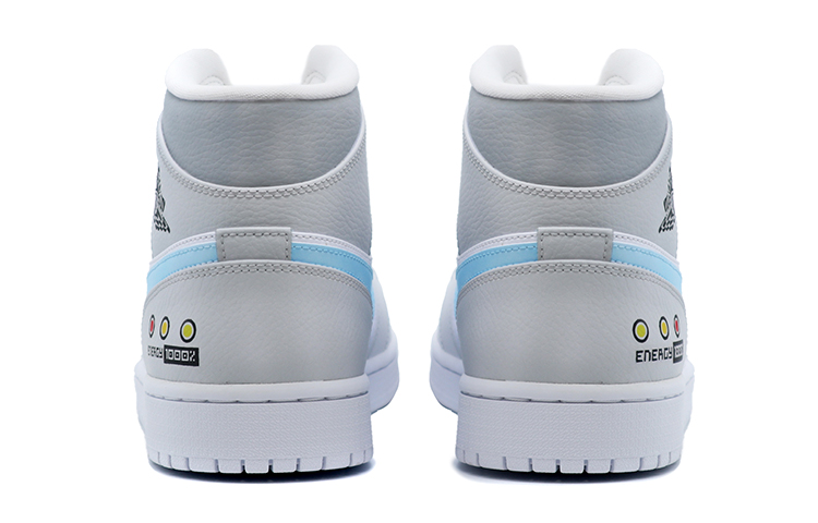 Details for [定制鞋款] Air Jordan 1 Mid '回到未来-灰蓝' 554724-126(Team拾捌-AJ1能量灯)