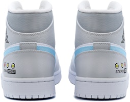 Zapatillas personalizadas Air Jordan 1 Mid 'Volver al Futuro - Gris Azul' 554724-126(Team拾捌-AJ1能量灯) Details for Zapatillas personalizadas Air Jordan 1 Mid 'Volver al Futuro - Gris Azul' 554724-126(Team拾捌-AJ1能量灯)