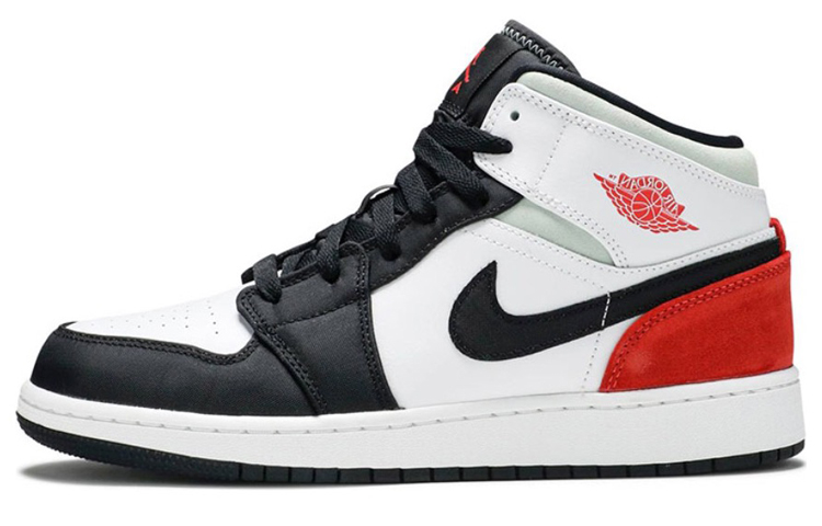 Sizing 【訂製球鞋】 Jordan Air Jordan 1 1 Mid 球場精靈 梅花松樹 鴛鴦鞋 中筒 復古籃球鞋 男款 白紅藍