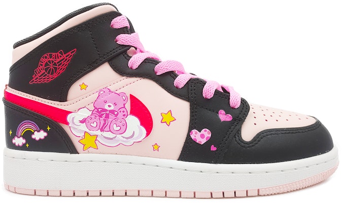 Jordan 1 Mid Personalizadas "Arcoíris Oso" 554725-604(TEAM64-女款黑粉小熊) Order Jordan 1 Mid Personalizadas "Arcoíris Oso" 554725-604(TEAM64-女款黑粉小熊)