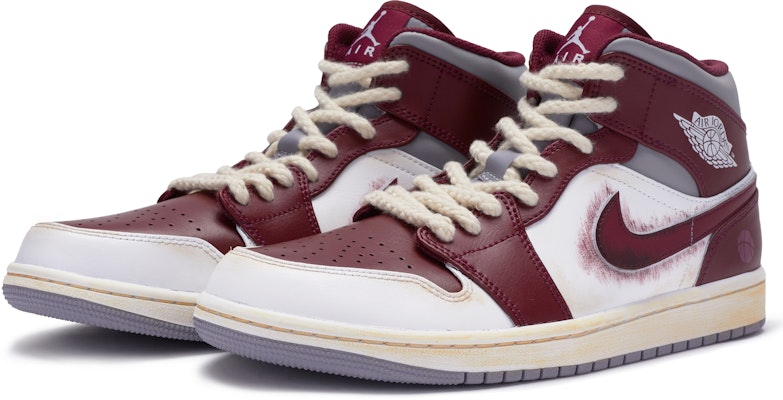 에어 조던 1 미드 '빅뉴 열혈 - 화이트 레드 그레이' DQ8426-615(TeamR-男款篮板王QD) Lookbook 에어 조던 1 미드 '빅뉴 열혈 - 화이트 레드 그레이' DQ8426-615(TeamR-男款篮板王QD)