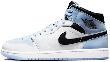 【客製球鞋】喬丹 Air Jordan 1 Mid 球場精靈 天馬行空 禮盒 抗震耐磨防滑 中筒復古籃球鞋 男款 黑藍 Details for 【客製球鞋】喬丹 Air Jordan 1 Mid 球場精靈 天馬行空 禮盒 抗震耐磨防滑 中筒復古籃球鞋 男款 黑藍