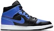 Sizing 커스텀 에어 조던 1 미드 '블랙 블루' 554724-077(TeamK-超级英雄男款美国队长)
