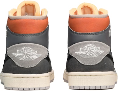 커스텀 에어 조던 1 미드 '블랙 그레이 오렌지' DM9652-100(TeamE-男款重金属黑灰橙) Shop 커스텀 에어 조던 1 미드 '블랙 그레이 오렌지' DM9652-100(TeamE-男款重金属黑灰橙)