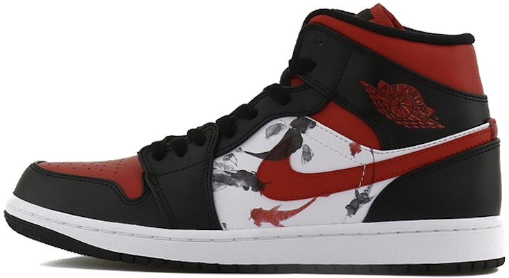 カスタムAJ1ミッド "黒赤鯉" (Kasutamu AJ1 Middo "Kuro Aka Koi") 554724-079(Team10-水墨锦鲤) Buy カスタムAJ1ミッド "黒赤鯉" (Kasutamu AJ1 Middo "Kuro Aka Koi") 554724-079(Team10-水墨锦鲤)