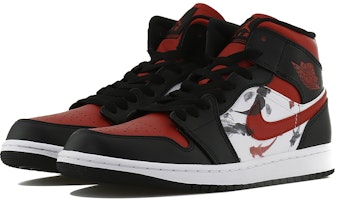 에어 조던 1 미드 '검빨 잉어' (커스텀) 554724-079(Team10-水墨锦鲤) Lookbook 에어 조던 1 미드 '검빨 잉어' (커스텀) 554724-079(Team10-水墨锦鲤)