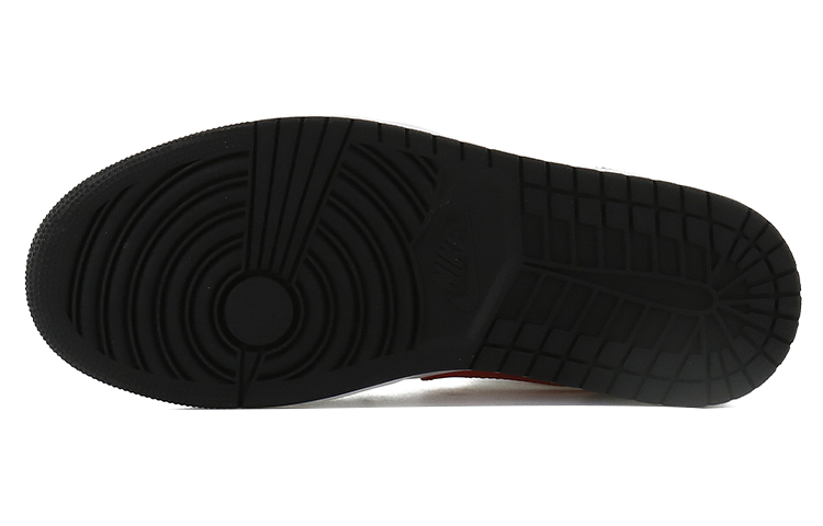 Details for [Zapatos Personalizados] Air Jordan 1 Mid 'Pez Koi Negro Rojo' 554724-079(Team10-水墨锦鲤)