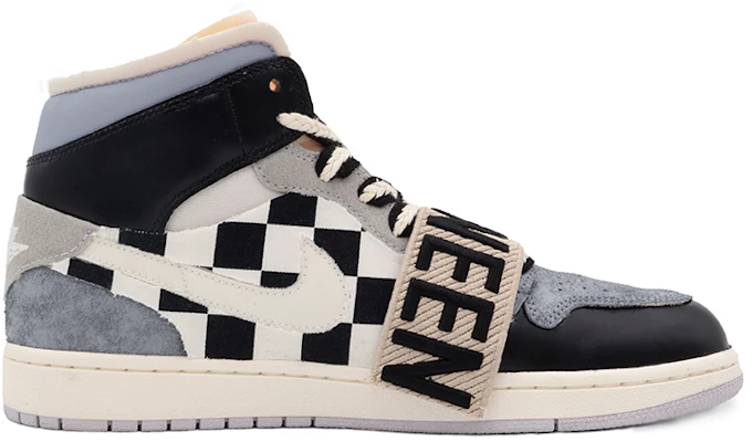 커스텀 에어 조던 1 미드 '블랙 화이트' DM9652-100(Team37-男款黑白棋盘) Order 커스텀 에어 조던 1 미드 '블랙 화이트' DM9652-100(Team37-男款黑白棋盘)