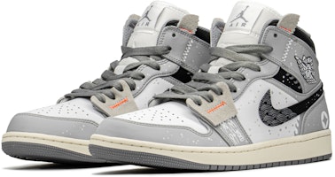 カスタムAJ1 Mid 黒白灰 554724-135(TeamA-貔貅恭喜发财) Lookbook カスタムAJ1 Mid 黒白灰 554724-135(TeamA-貔貅恭喜发财)