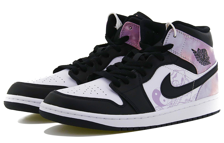 Lookbook [定制鞋款] Air Jordan 1 Mid '黑白粉-太极锦鲤' DM1200-001(Team10-太极锦鲤）