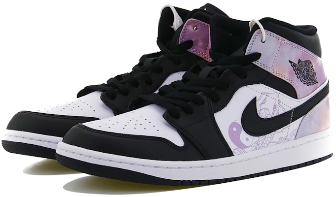 【定製球鞋】 Jordan Air Jordan 1 Mid 新中式 中國風 太極錦鯉 步步高升 復古籃球鞋 男款 黑白粉 Lookbook 【定製球鞋】 Jordan Air Jordan 1 Mid 新中式 中國風 太極錦鯉 步步高升 復古籃球鞋 男款 黑白粉