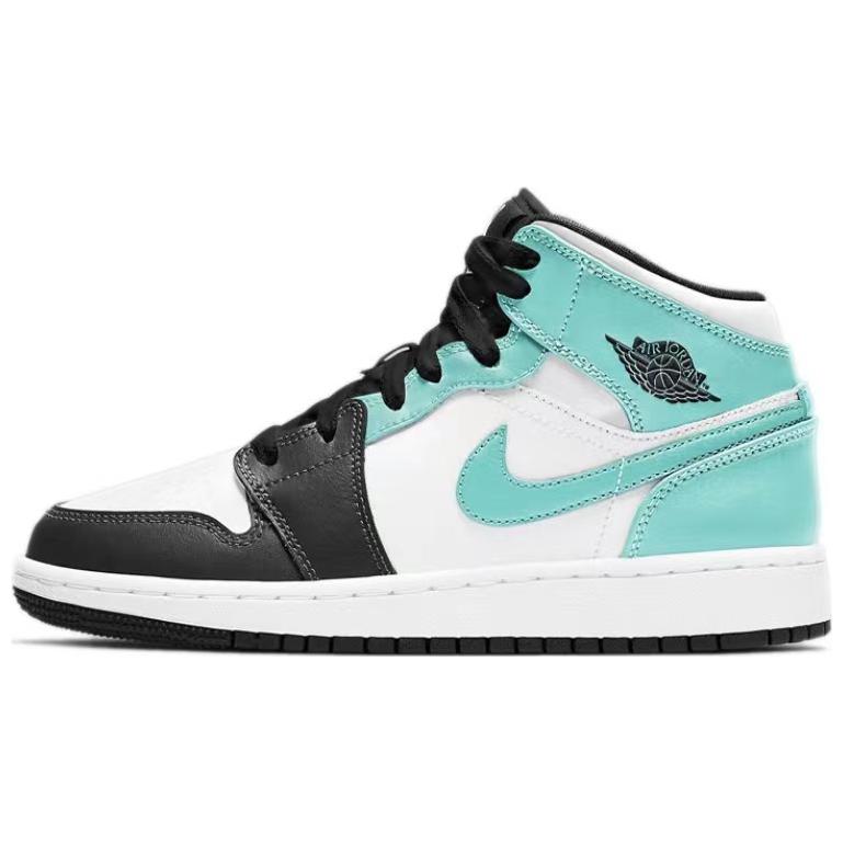 Details for [Zapatillas Personalizadas] Air Jordan 1 Mid 'Negro Blanco Rosa Pink' 554725-132(Team36-电玩玫瑰粉)